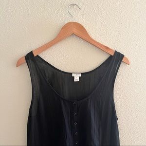 j. crew | black lightweight sleeveless dress